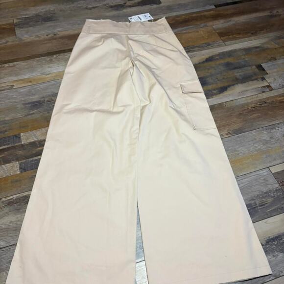 Zara womens high waist belted Pants | Cargo Style|Carpenter - Picture 6 of 8